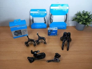 Shimano 105 R7000 Rim Brake 11 Speed Groupset - Shifters Derailleurs Brakes Cass - Picture 1 of 22