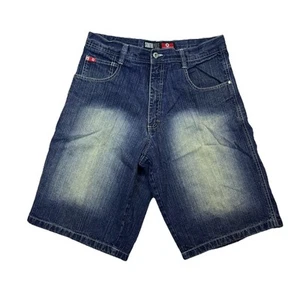 Vintage Southpole Denim Shorts Herren Gr. 34 Jorts Red Tab Baggy Y2K Streetwear - Bild 1 von 13