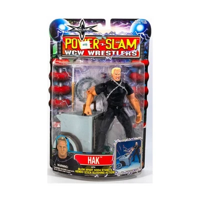 Figura de acción Toy Biz WCW Powerslam - Hak en muy buen estado+/como nueva Foto 1 de 2