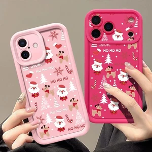 For iPhone 17 16 Pro Max 16E 15 14 13 12 11 Christmas Silicone Bumper Case Cover - Picture 1 of 20