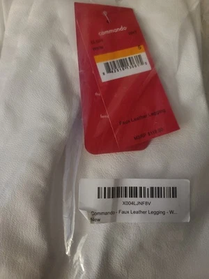 Commando - Leggings de imitación de cuero [blanco] - Talla S Foto 1 de 3