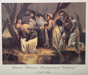 Impresión Paul Collins - Harriet Tubman's Underground Railroad (20" x 16" montado) - Imagen 1 de 7