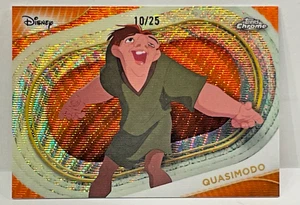 2025 Topps Disney Chrome Quasimodo #/25 Orange Wave Refractor #10/25 - Bild 1 von 2