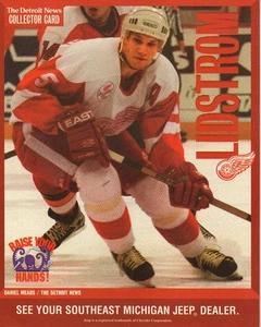 Póster a color Nicklas Lidstrom Detroit Red Wings Detroit Free Press 8x10 - Imagen 1 de 2