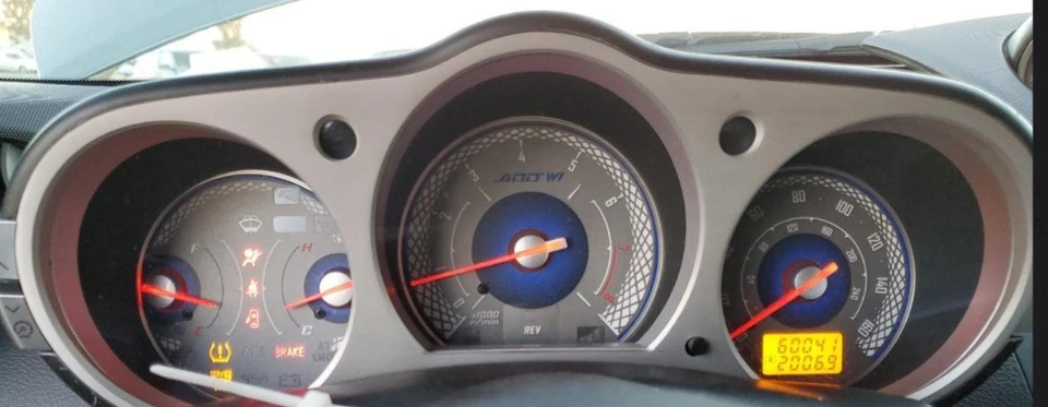 Grupo de medidores de velocímetro 350Z 2006-2006 OE 60 k millas Nissan Foto 1 de 4