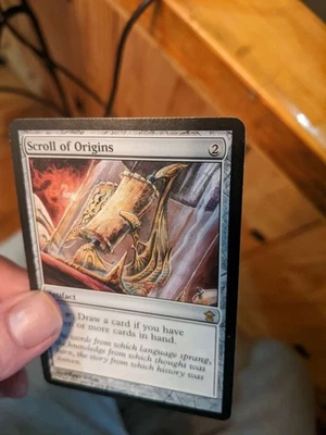Scroll of Origins Saviors of Kamigawa crimp misprint error  - Image 1 of 2