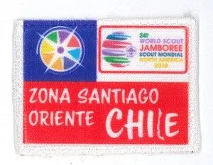 Parche contingente World Scout Jamboree Chile/Santiago Scouts 2019 - Imagen 1 de 2