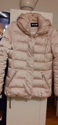 neuwertige wunderschöne edle Daunenjacke Gr. S von *FEYEM* pastellrosa - Bild 1 von 4
