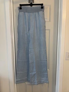 SIDE STITCH Smock Waist Wide Leg Pants RIVIERA WASH sz XXS - Picture 1 of 3