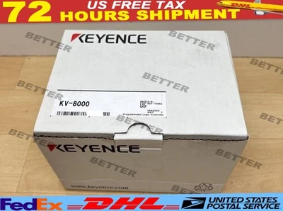 Keyence KV-8000 PLC CPU Unit Module Programmable controller NIB - Image 1 of 4
