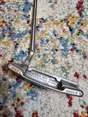 Vintage PING Anser 4 Golf Putter RH 34.5" Steel Karsten Manufacturing USA - Image 1 of 4