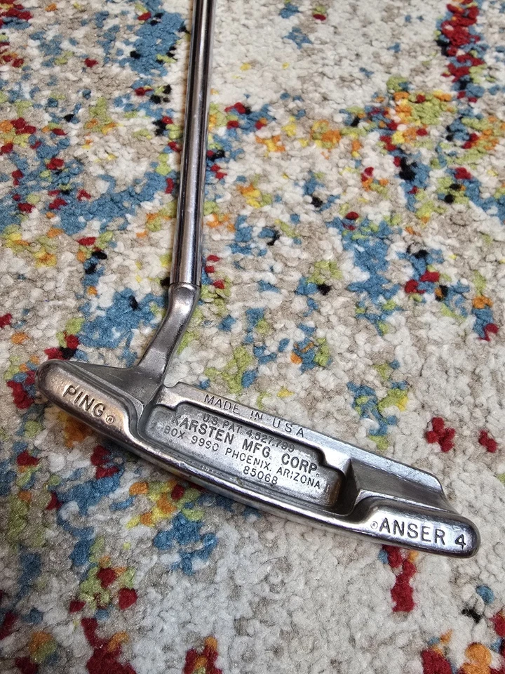 Vintage PING Anser 4 Golf Putter RH 34.5" Steel Karsten Manufacturing USA - Image 1 of 4