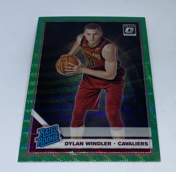 2019-20 Optic DYLAN WINDLER Fanatics Green Prizm Wave SP RC RATED ROOKIE Limited - Image 1 of 2