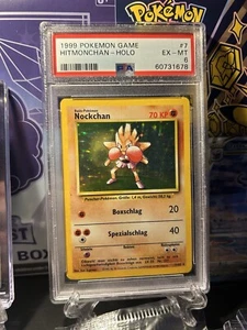 1999 POKEMON GERMAN 7 NOCKCHAN-HOLO PSA 6-US SELLER! - Picture 1 of 2