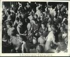 1942 Press Photo Women, children at a station in Penang enroute to Singapore