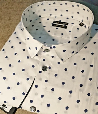 NUEVO CON ETIQUETAS Camisa Patrizia Pepe of Italy Para hombres Talla 56 (2XL EE. UU.) Manga Larga Con Botones Foto 1 de 4