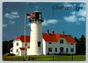 Postcard MA Chatham Lighthouse Cape Cod Massachusetts - Picture 1 of 2