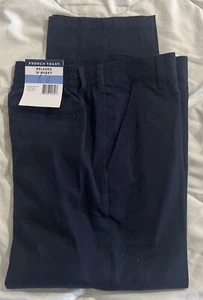 French Toast RELAXED Size 10 Husky Navy Blue School Uniform NWT - Picture 1 of 5