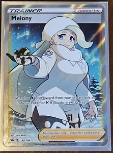 Pokemon Chilling Reign - MELONY FULL ART TRAINER - 195/198 - NM/M - Picture 1 of 2