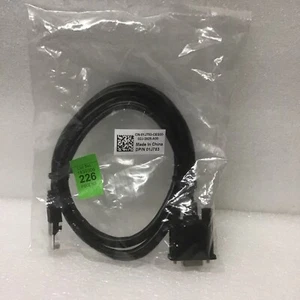 GENUINE Dell Serial DB9 Female To RJ45 Black Cable 1J753 - Picture 1 of 4