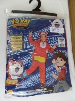 YO-KAI WATCH JIBANYAN CHILDRENS HALLOWEEN COSTUME, SZ SMALL (4-6) - Image 1 of 4