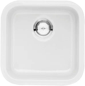 Blanco 518542 Cerana White Fireclay Undermount Bar Sink - Picture 1 of 2