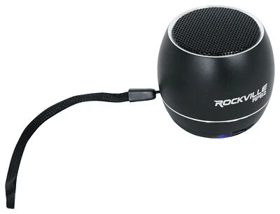 Rockville RPB2-BLACK Handheld Wireless Portable Bluetooth Speaker Great Sound - Image 1 of 4