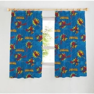Marvel El Asombroso Spiderman Juego De Cortinas Listo 2x L 137 x An 168 cm - Imagen 1 de 3
