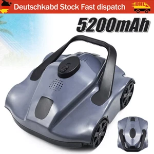 Poolroboter Automatische Kabelloser Poolreiniger Akku Schwimmbadreiniger 100㎡ - Bild 1 von 21