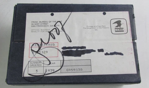 1979 S PROOF SET UNOPENED BOX OF 5 US MINT SHIPMENT G959370 Cover