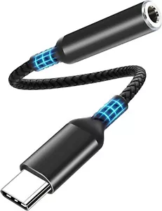 Adapter USB C Auf Klinke,Usb C Klinke Adapter 3.5Mm Audio Mit Hifi DAC Chip Für - Bild 1 von 7