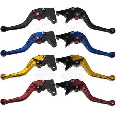 CNC Shorty Brake Clutch Levers For Yamaha YZF R6 99-04 R1 R6s Handle Hand - Image 1 of 4