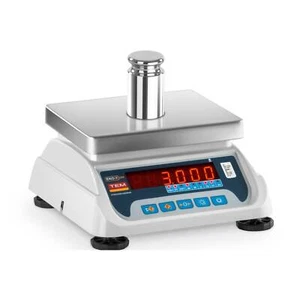 Profi Tischwaage Ladenwaage Kontrollwaage 3 kg/1 g 1,5 kg/0,5 g LED geeicht - Bild 1 von 7