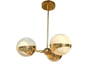 3 Licht italienischer Sputnik Kronleuchter Stilnovo-Stil Licht Anhänger Mitte des Jahrhunderts Modus - Bild 1 von 5