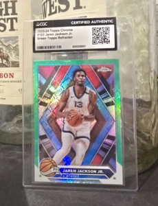 JAREN JACKSON JR 2023-24 Topps Chrome Green Topps Refractor - Bild 1 von 2