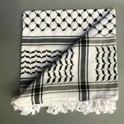 "Bufanda Keffiyeh Shemagh árabe original | Kufiya Arafat en algodón" - Imagen 1 de 4