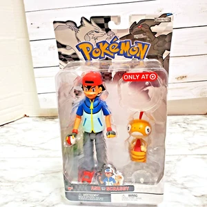 POKEMON Battle Figure Play Set ~ Trainer ASH Ketchum & SCRAGGY NEW VHTF 2011 - Picture 1 of 8