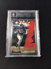 1996 TOPPS LASER BASEBALL - CHIPPER JONES - BGS 9🔥🔥