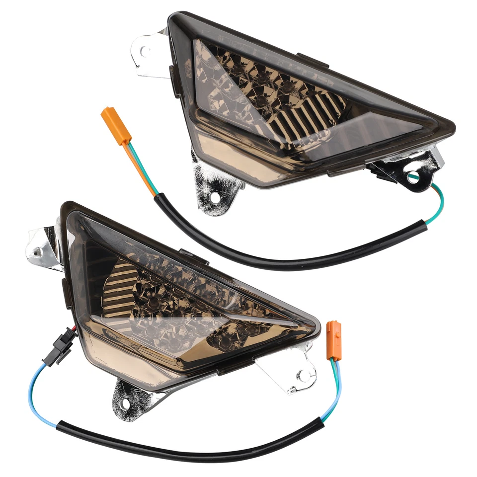 Front LED Turn Signals Light Lamp For KAWASAKI NINJA 250/300/400/650/1000 ZX6R - Image 1 of 4