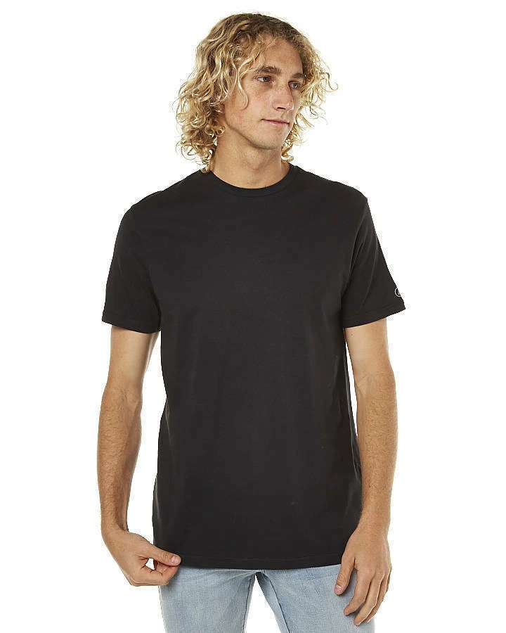 VOLCOM STONE SOLID SHORT SLEEVE TEE BLACK AUSTRLIAN SELLER FREE POSTAGE KINGPIN - Image 1 of 1