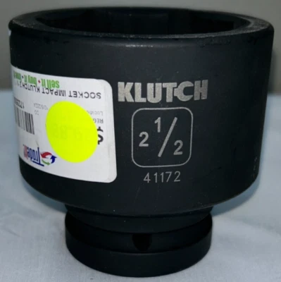 KLUTCH 41172 Jumbo Impact 1" DR Socket 2 1/2" Foto 1 de 4