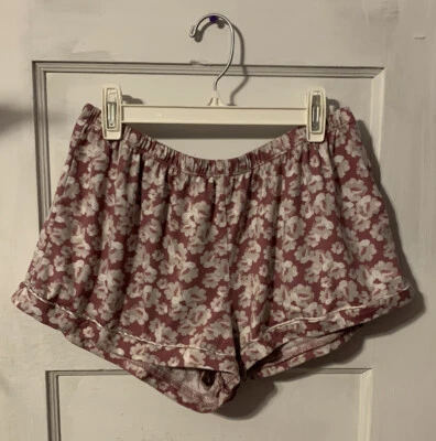 Pantalones cortos de pijama florales Flora Nikrooz rosa y blanco para mujer  Foto 1 de 4