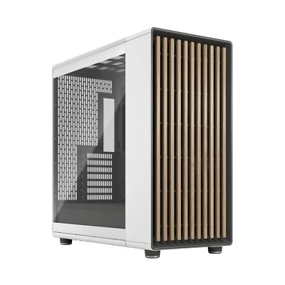 Fractal Design North XL FD-C-NOR1X-04 ATX Mid Tower PC Case Chalk White TG Clear - Image 1 of 4