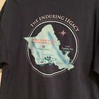 AUTENTYCZNY HAWAJSKI Memorial T-shirt Pearl Harbor historyczne parki rozmiar xl