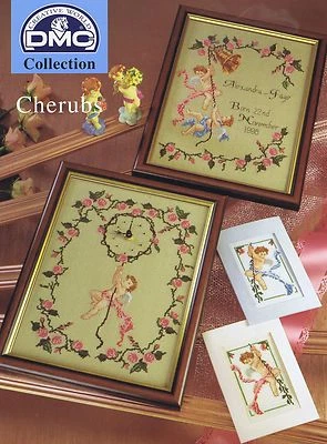 Cherubs Counted Cross Stitch Chart Pattern DMC  - Image 1 of 4