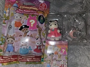 Costume bambino Calico Critters serie borsa cieca gatto menta piperita vestito rosa - Foto 1 di 7