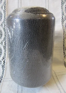 Lurex STERB2012/5F Metallic DARK GREY poly Embroidery Thread Yarn Cone 675g - Picture 1 of 6
