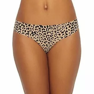 DKNY Thong Panty Litewear Cut Anywhere Thong Underwear Panties Size L Leopard - Picture 1 of 4
