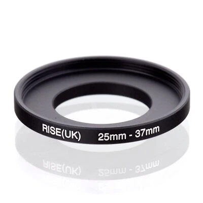 RISE(UK) 25mm to 37mm 25-37mm 25mm-37mm Stepping Step Up Filter Ring Adapter - Image 1 of 3