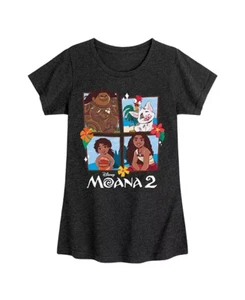 Instant Message Girls Disney Moana 2 Tee-Shirt, Heather Gray, sz Youth Medium - Picture 1 of 5